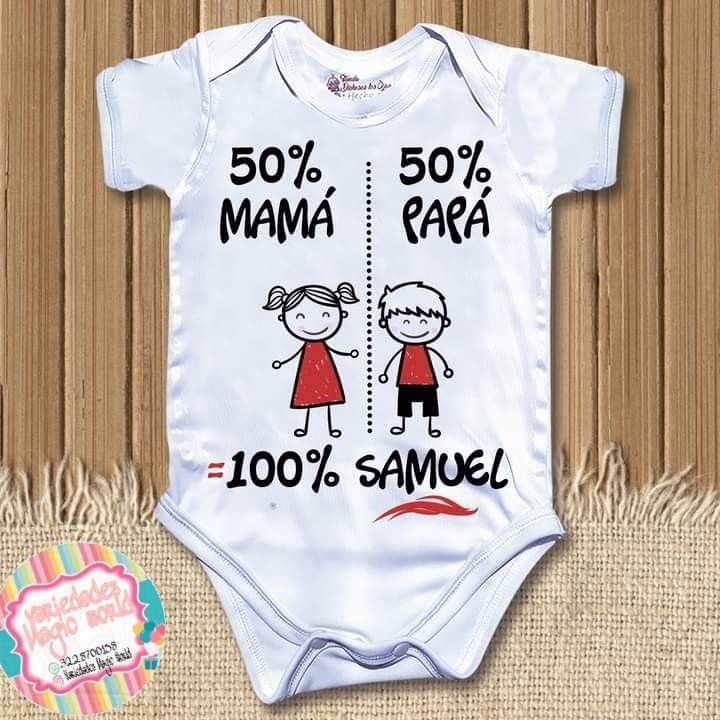 Body 50% mama 50% papa 100%(nombre)