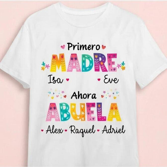 camiseta madre y abuela